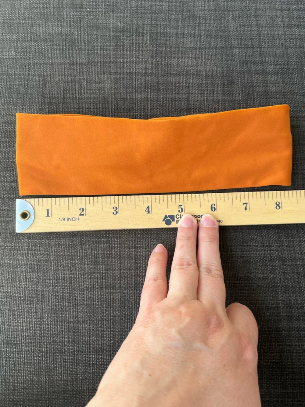 Athleta Bright Orange Knotted Stretch Headband